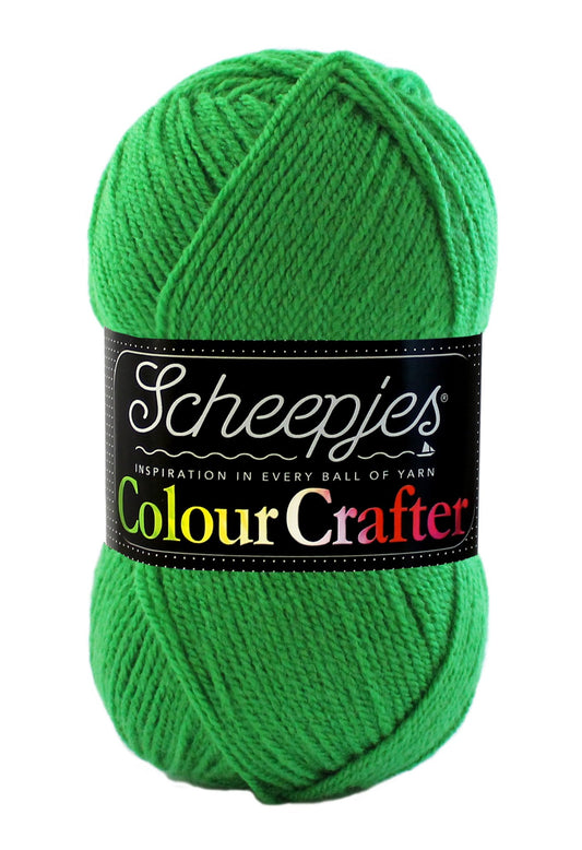 SCHEEPJES Colour Crafter breigaren in kleur 1001 Weert - zijdezacht acryl voor breien en haken