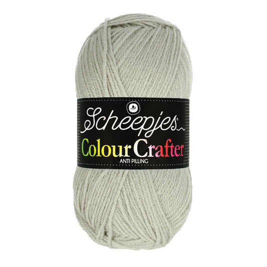 SCHEEPJES Colour Crafter breigaren in kleur 1001 Weert - zijdezacht acryl voor breien en haken