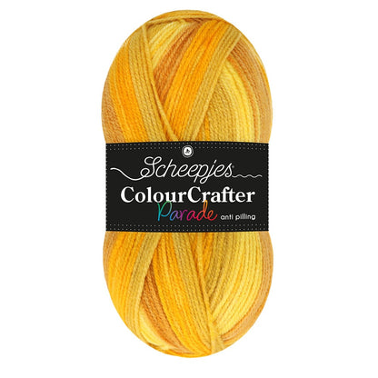 Scheepjes Colour Crafter Parade in Yellow Blend – kleurverloopgaren voor breien en haken