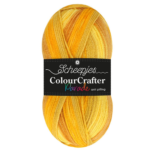 Scheepjes Colour Crafter Parade in Yellow Blend – kleurverloopgaren voor breien en haken