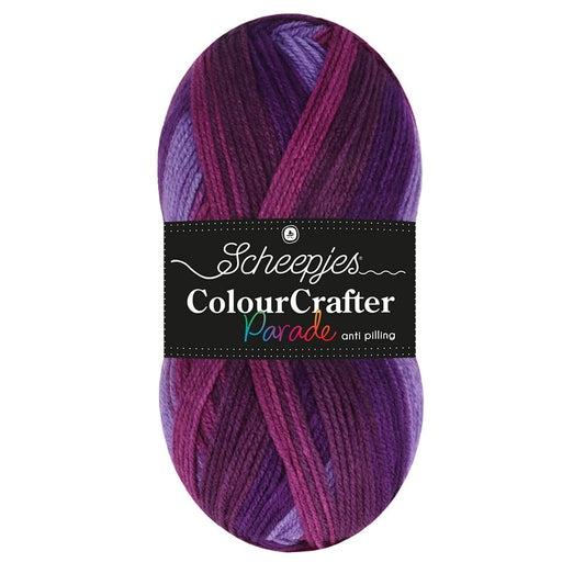Scheepjes Colour Crafter Parade in Purple Blend – kleurverloopgaren voor breien en haken