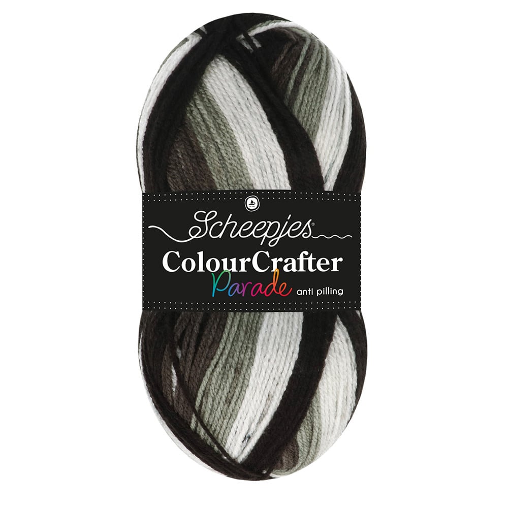 Scheepjes Colour Crafter Parade in Grey Blend – kleurverloopgaren voor breien en haken