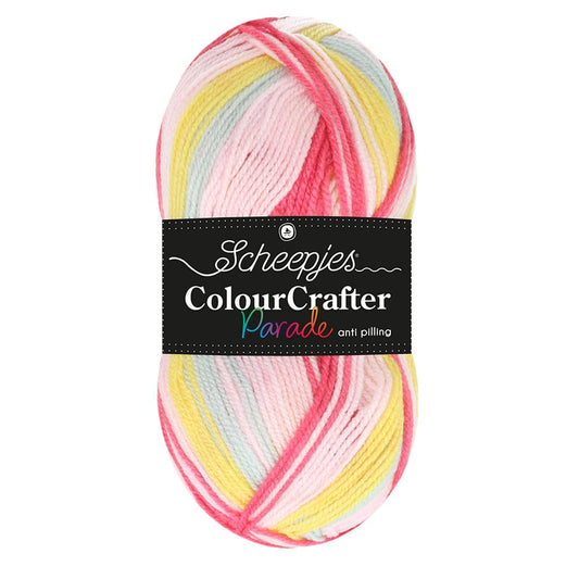 Scheepjes Colour Crafter Parade in Pastel Party – kleurverloopgaren voor breien en haken