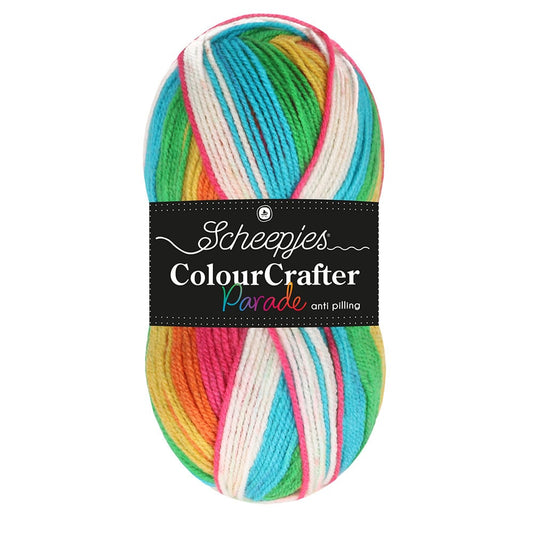 Scheepjes Colour Crafter Parade in Classic Rainbow – kleurverloopgaren voor breien en haken