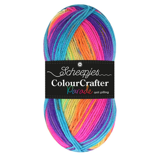 Scheepjes Colour Crafter Parade in Neon Dream – kleurverloopgaren voor breien en haken