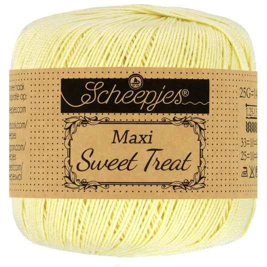 Scheepjes Maxi Sweet Treat in zwart – Fijne katoen voor ajourbreien en haakwerk