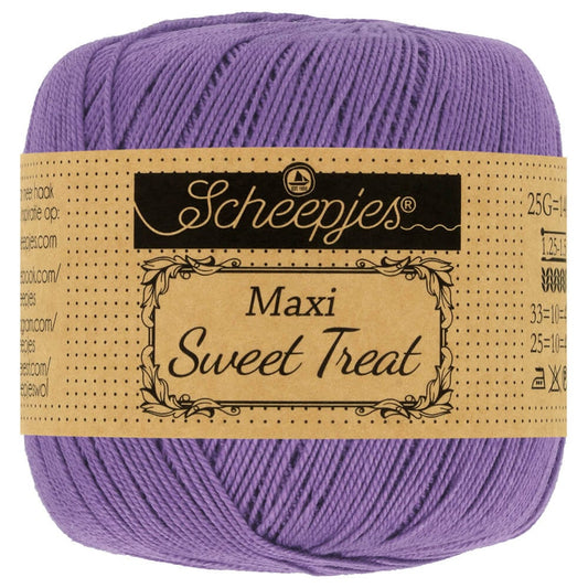 Scheepjes Maxi Sweet Treat in zwart – Fijne katoen voor ajourbreien en haakwerk