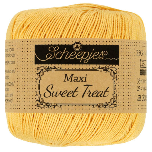 Scheepjes Maxi Sweet Treat in zwart – Fijne katoen voor ajourbreien en haakwerk