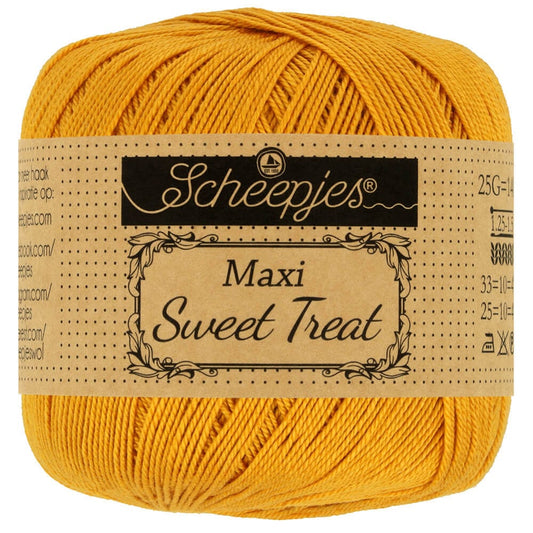Scheepjes Maxi Sweet Treat in zwart – Fijne katoen voor ajourbreien en haakwerk