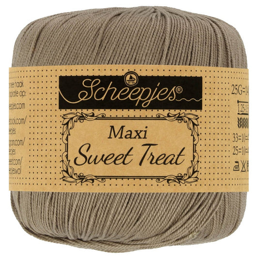 Scheepjes Maxi Sweet Treat in zwart – Fijne katoen voor ajourbreien en haakwerk