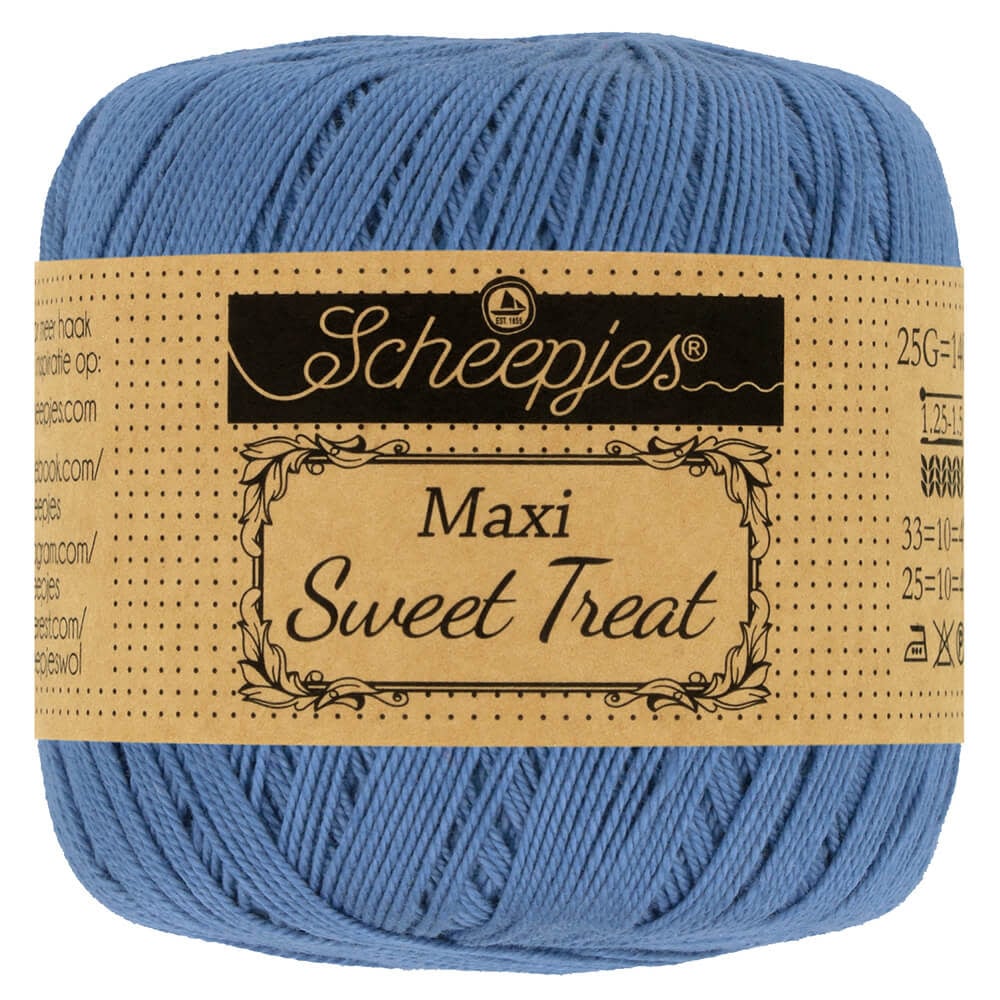 Scheepjes Maxi Sweet Treat in zwart – Fijne katoen voor ajourbreien en haakwerk