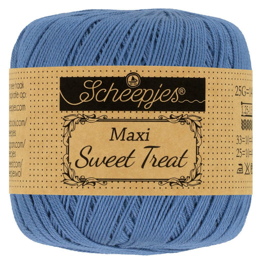 Scheepjes Maxi Sweet Treat in zwart – Fijne katoen voor ajourbreien en haakwerk