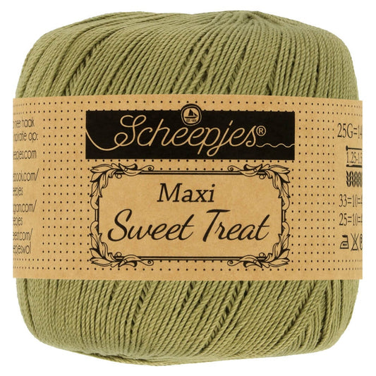 Scheepjes Maxi Sweet Treat in zwart – Fijne katoen voor ajourbreien en haakwerk