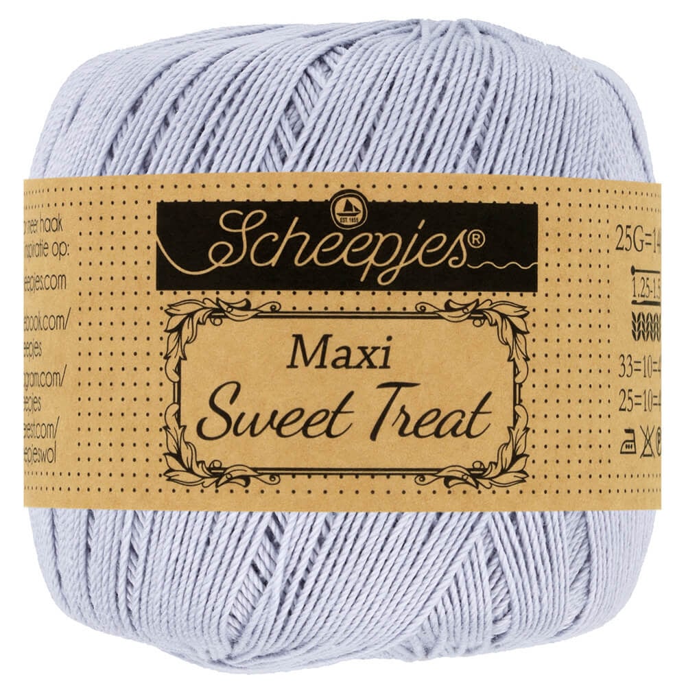 Scheepjes Maxi Sweet Treat in zwart – Fijne katoen voor ajourbreien en haakwerk