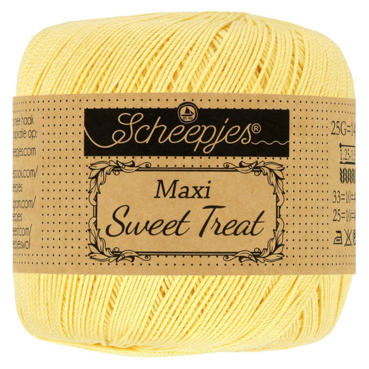 Scheepjes Maxi Sweet Treat in zwart – Fijne katoen voor ajourbreien en haakwerk
