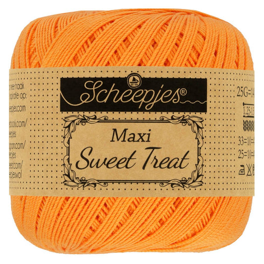 Scheepjes Maxi Sweet Treat in Sweet Orange – Fijne katoen voor ajourbreien en haakwerk
