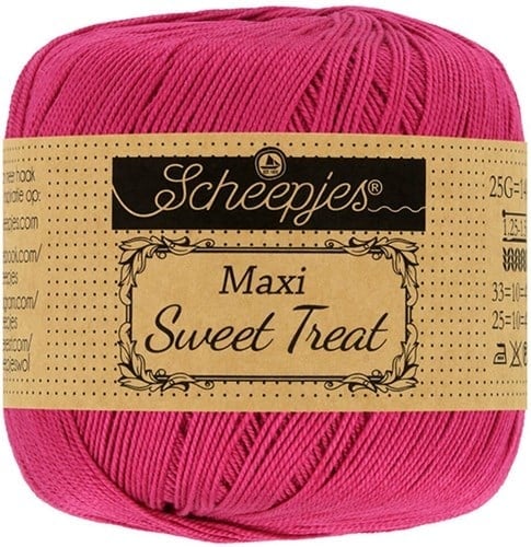 Scheepjes Maxi Sweet Treat in zwart – Fijne katoen voor ajourbreien en haakwerk