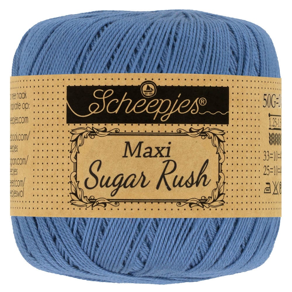 Scheepjes Maxi Sweet Treat in zwart – Fijne katoen voor ajourbreien en haakwerk
