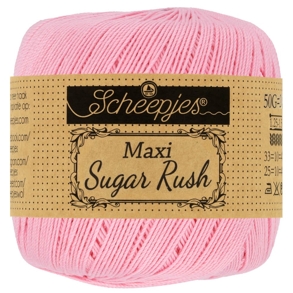 Scheepjes Maxi Sweet Treat in zwart – Fijne katoen voor ajourbreien en haakwerk