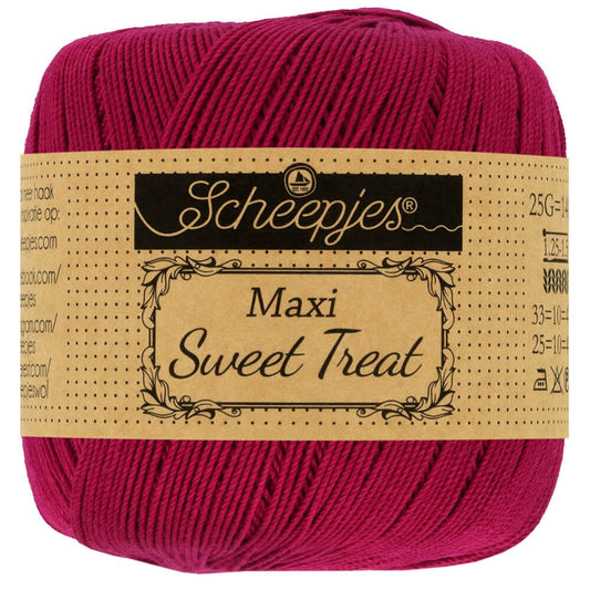 Scheepjes Maxi Sweet Treat in zwart – Fijne katoen voor ajourbreien en haakwerk