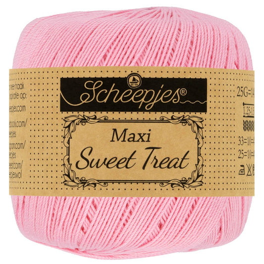 Scheepjes Maxi Sweet Treat in zwart – Fijne katoen voor ajourbreien en haakwerk