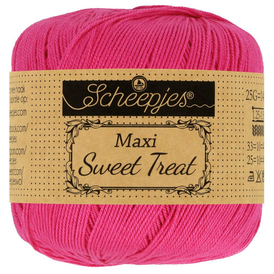 Scheepjes Maxi Sweet Treat in zwart – Fijne katoen voor ajourbreien en haakwerk