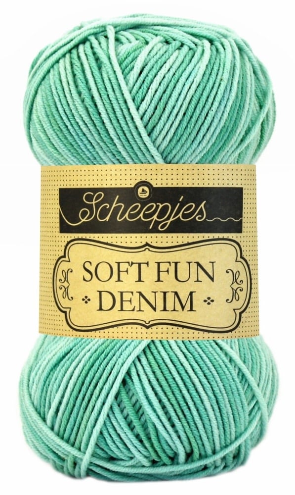 SCHEEPJES Softfun breigaren in 516 - zijdezacht katoen-acryl mengsel voor breien en haken
