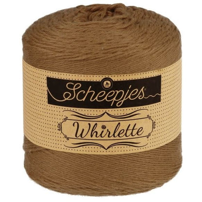 Scheepjes Whirlette breigaren in 887 macadamia - 60% katoen 40% acryl voor gedetailleerde projecten