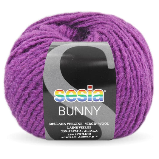 SESIA Bunny wol in kleur 4 – ideaal voor warme sjaals en mutsen