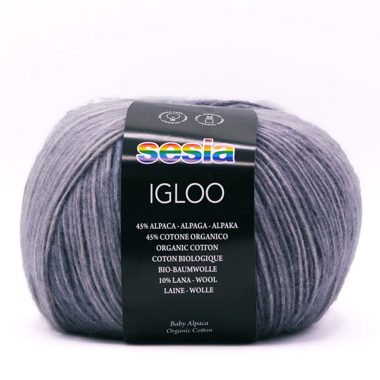SESIA Igloo breigaren in kleur 461 - volumineus en lichtgewicht garen met kleurverloop