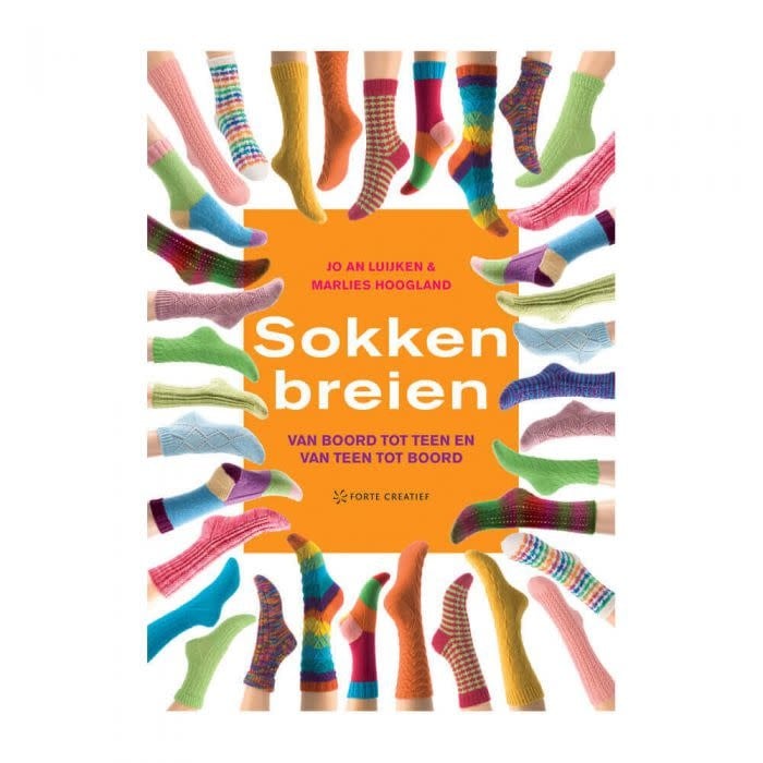 Sokken breien boekje van Jo Ann Luijken en Marlies Hoogland - complete gids voor sokken breien