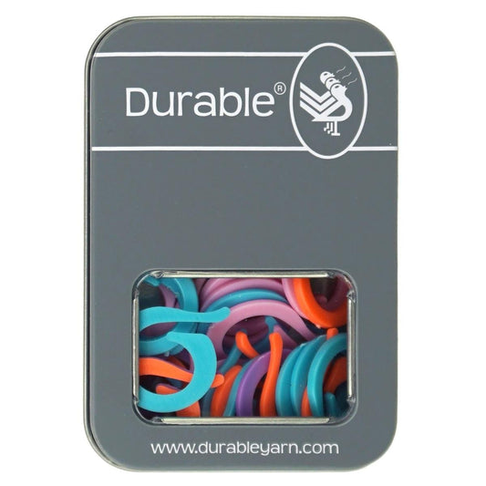 Durable Splitring Steekmarkeerders Open 24mm – kunststof steekmarkeerders voor breien en haken