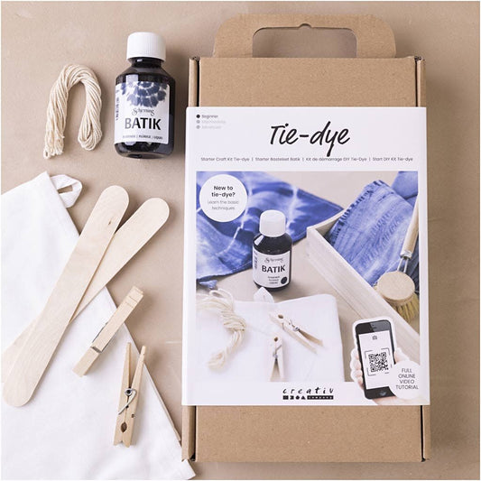 Tie-dye Startersset – Complete set met batikverf en theedoeken