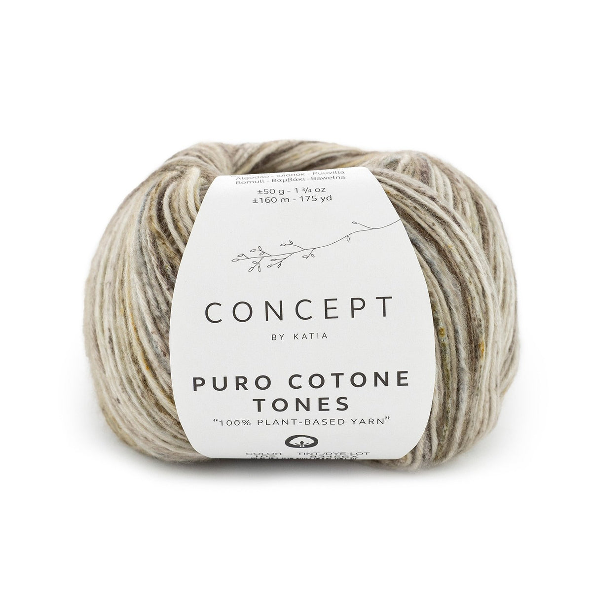 Katia Concept Puro Cotone Tones katoen garen kleur 102 bruin
