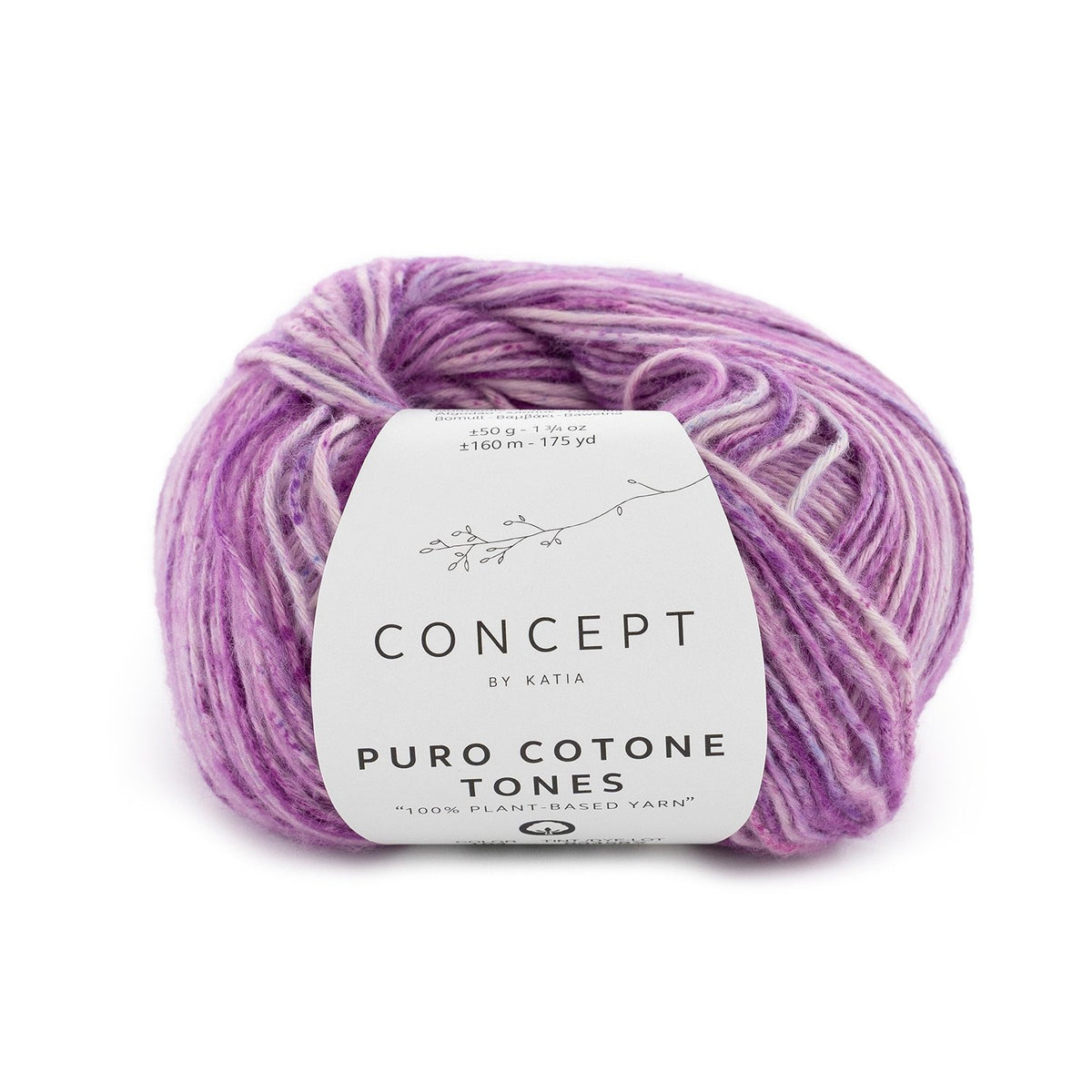Katia Concept Puro Cotone Tones katoen garen kleur 104 lila