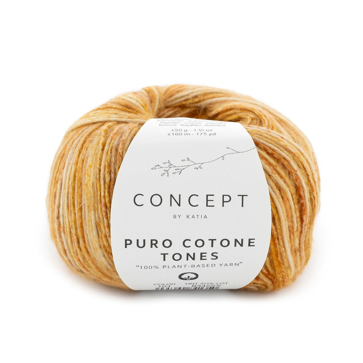 Katia Concept Puro Cotone Tones katoen garen kleur 101 roestbruin