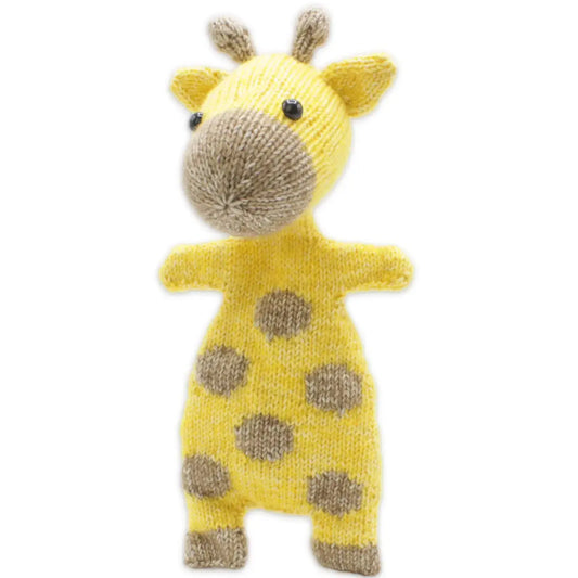 Ziggy Giraffe breipakket – Schattige knuffel breien met gemêleerd garen