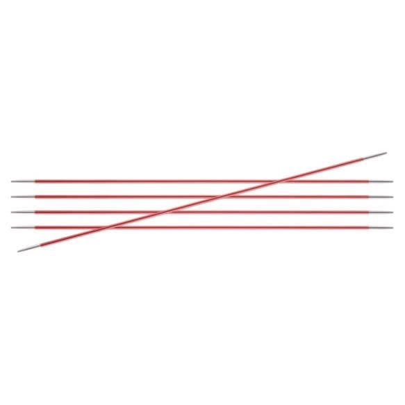 KnitPro Zing sokkennaalden 2.00mm - 20cm in trendy kleur - lichtgewicht aluminium voor soepel breien