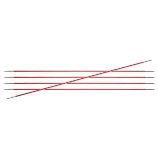 KnitPro Zing sokkennaalden 2.00mm - 20cm in trendy kleur - lichtgewicht aluminium voor soepel breien